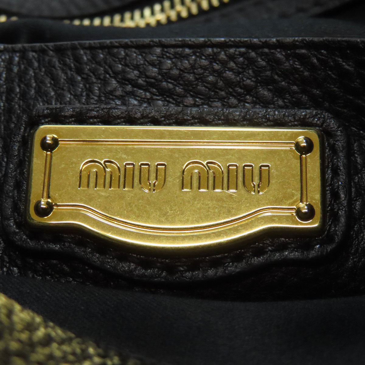 MIUMIU 2WAY Tote Bag Leather Ladies [Used]