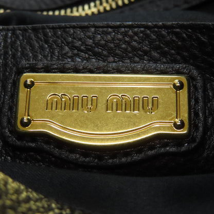 MIUMIU 2WAY Tote Bag Leather Ladies [Used]