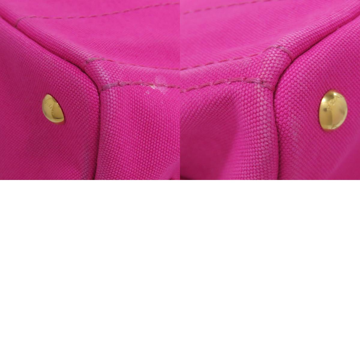 PRADA Canapa mini 2 WAY Handbag Canvas Ladies [Used]