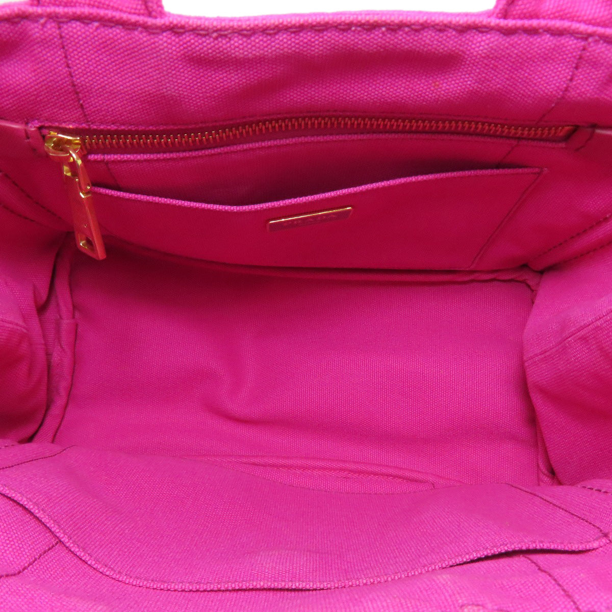 PRADA Canapa mini 2 WAY Handbag Canvas Ladies [Used]