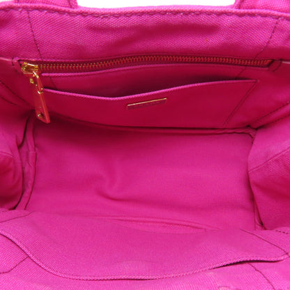 PRADA Canapa mini 2 WAY Handbag Canvas Ladies [Used]