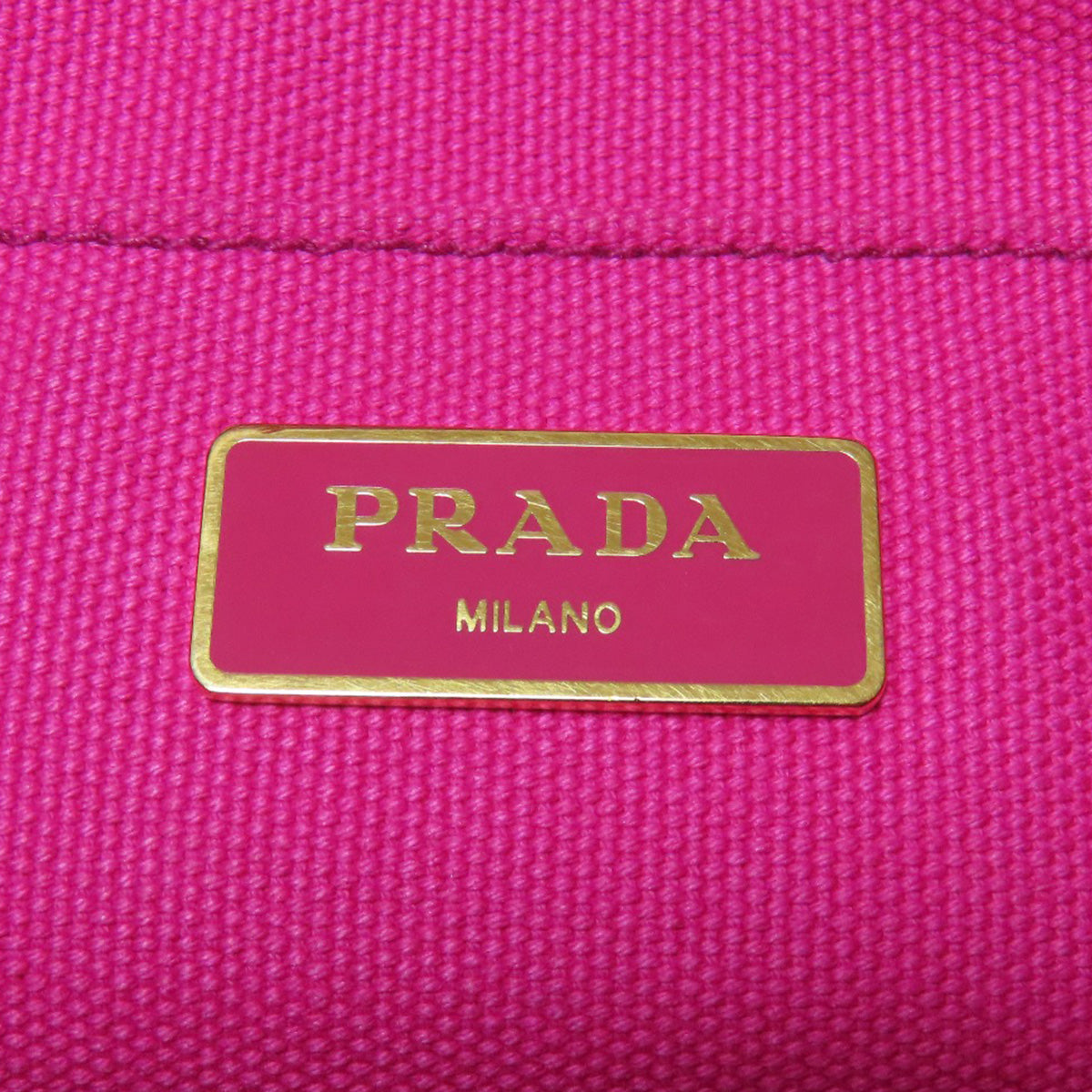 PRADA Canapa mini 2 WAY Handbag Canvas Ladies [Used]