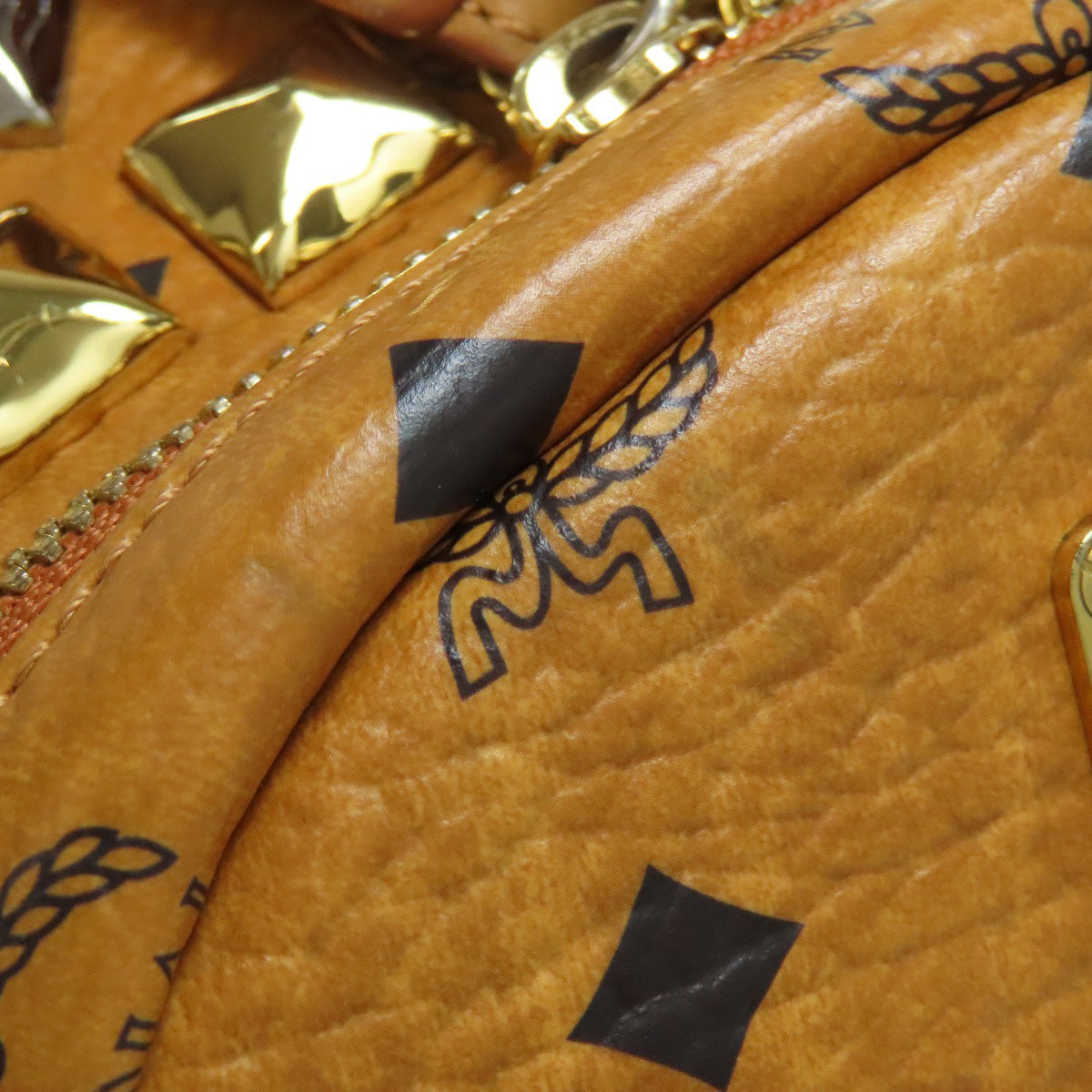 MCM Studs Backpack Â· Daypack PVC Ladies [Used]