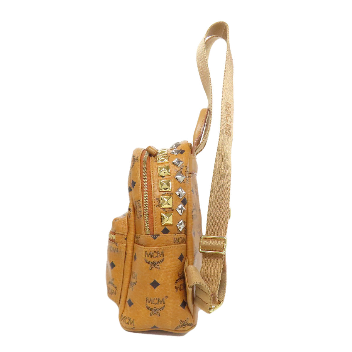 MCM Studs Backpack Â· Daypack PVC Ladies [Used]