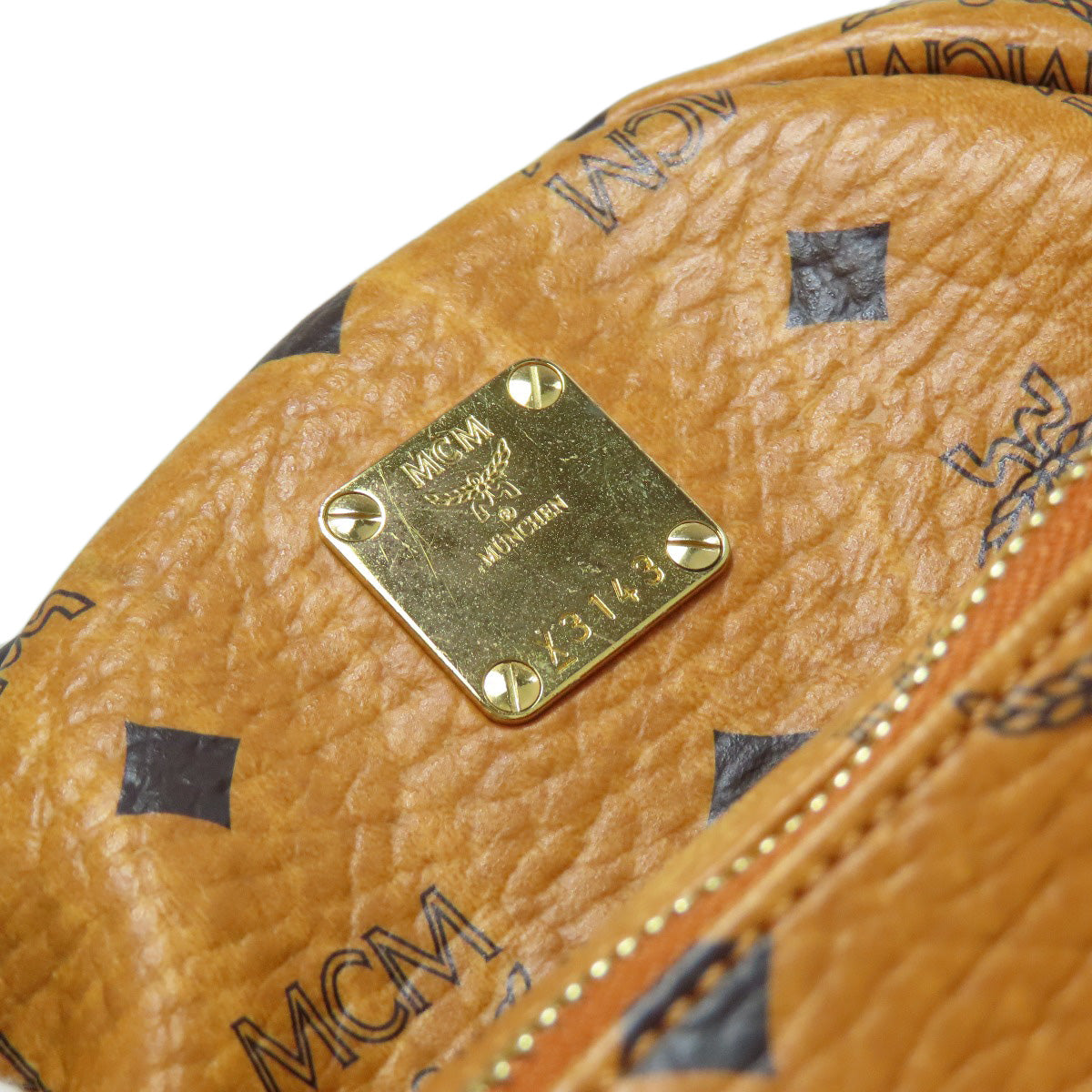 MCM Studs Backpack Â· Daypack PVC Ladies [Used]