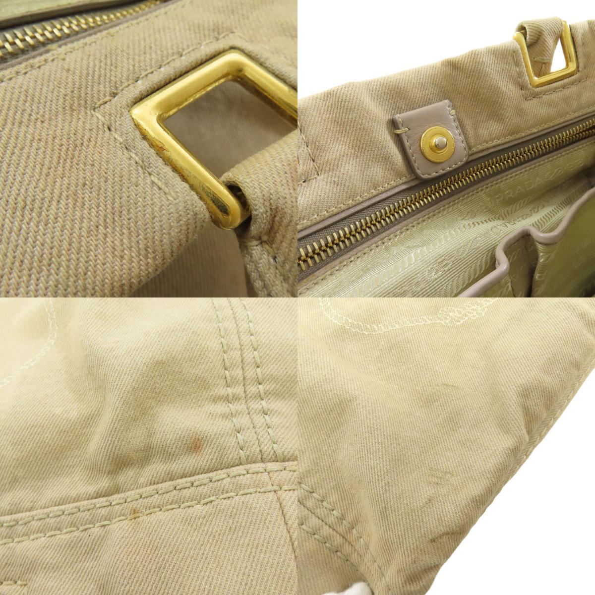 PRADA BN2069 Denim 2WAY Tote Bag Denim Ladies [Used]