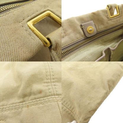 PRADA BN2069 Denim 2WAY Tote Bag Denim Ladies [Used]