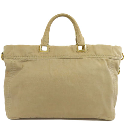 PRADA BN2069 Denim 2WAY Tote Bag Denim Ladies [Used]