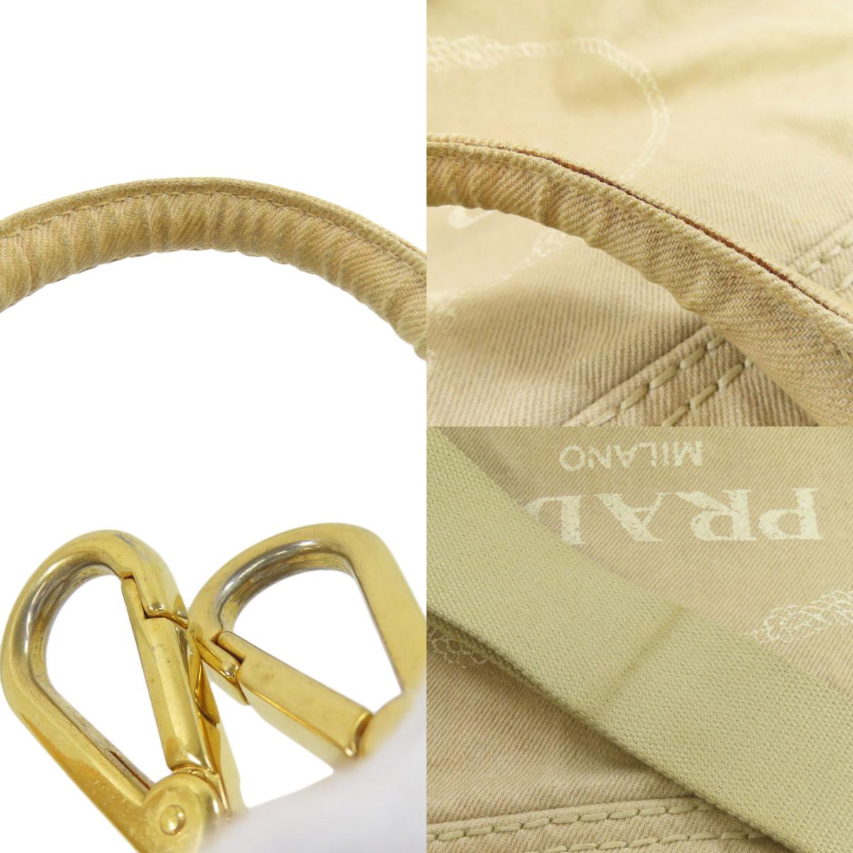 PRADA BN2069 Denim 2WAY Tote Bag Denim Ladies [Used]