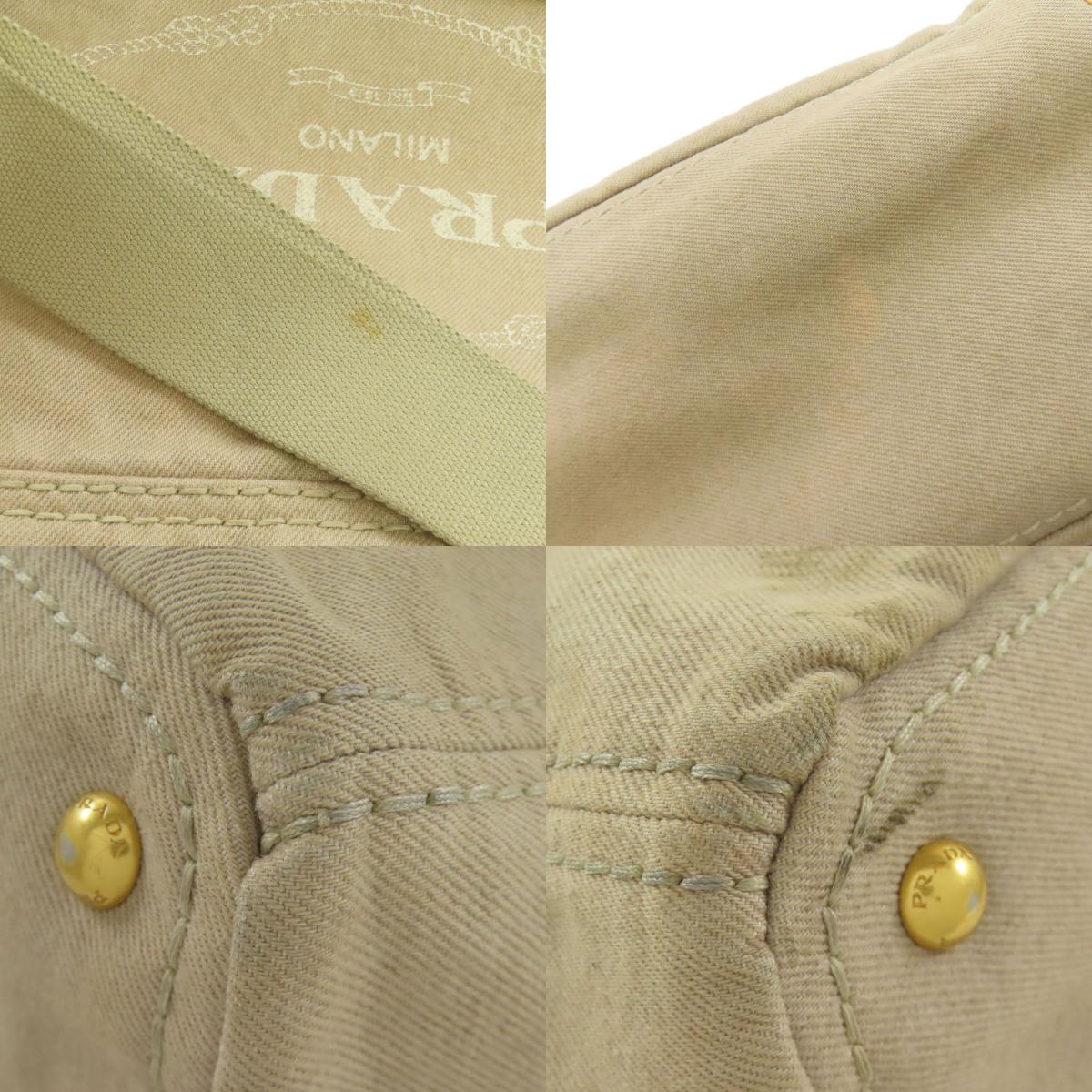 PRADA BN2069 Denim 2WAY Tote Bag Denim Ladies [Used]