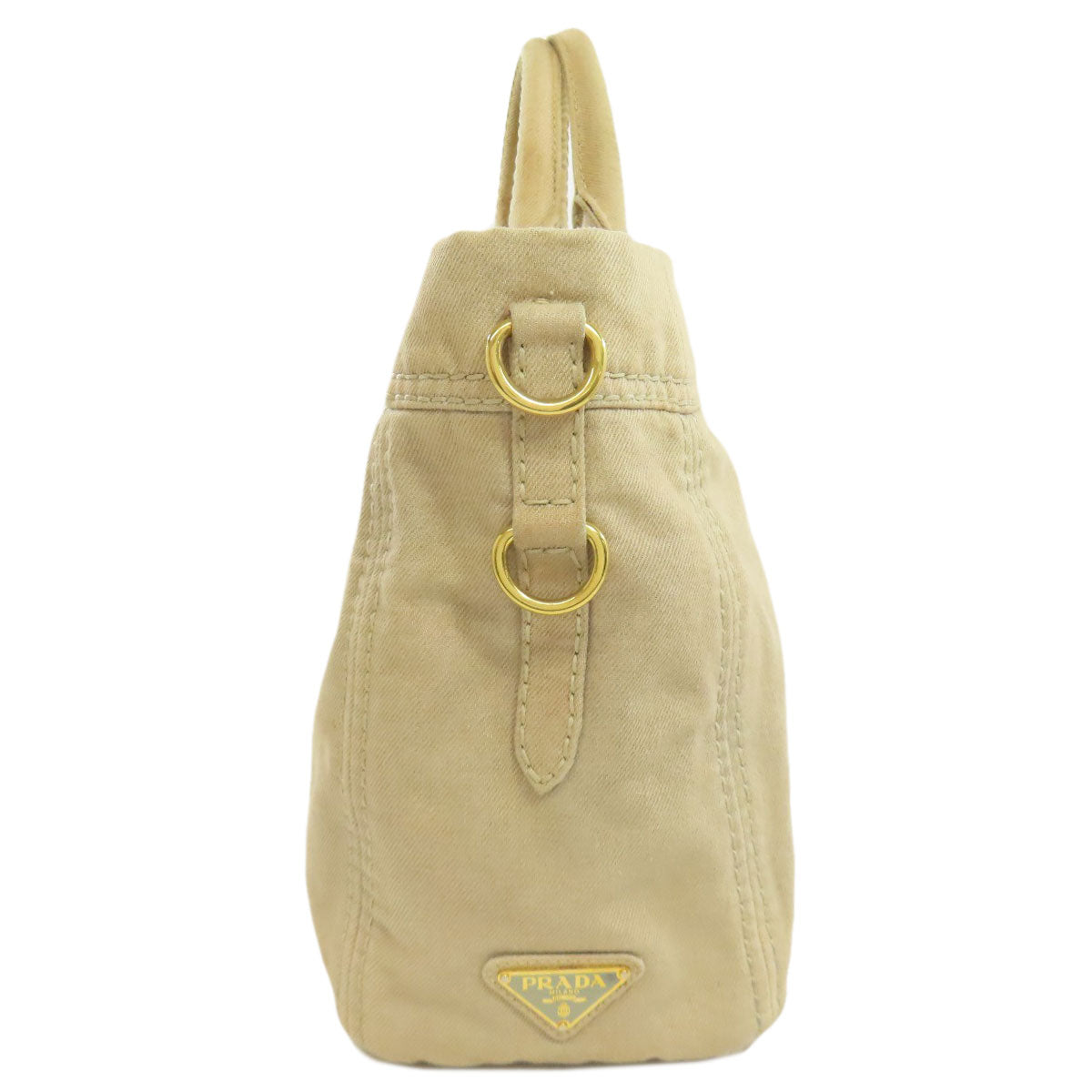 PRADA BN2069 Denim 2WAY Tote Bag Denim Ladies [Used]