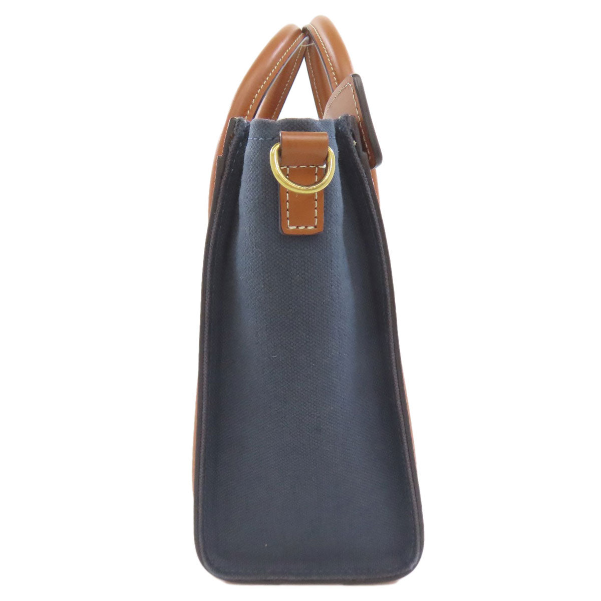 CELINE Luggage nano 2 WAY Handbag Calf CanvasLadies [Used]