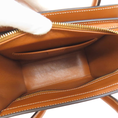 CELINE Luggage nano 2 WAY Handbag Calf CanvasLadies [Used]