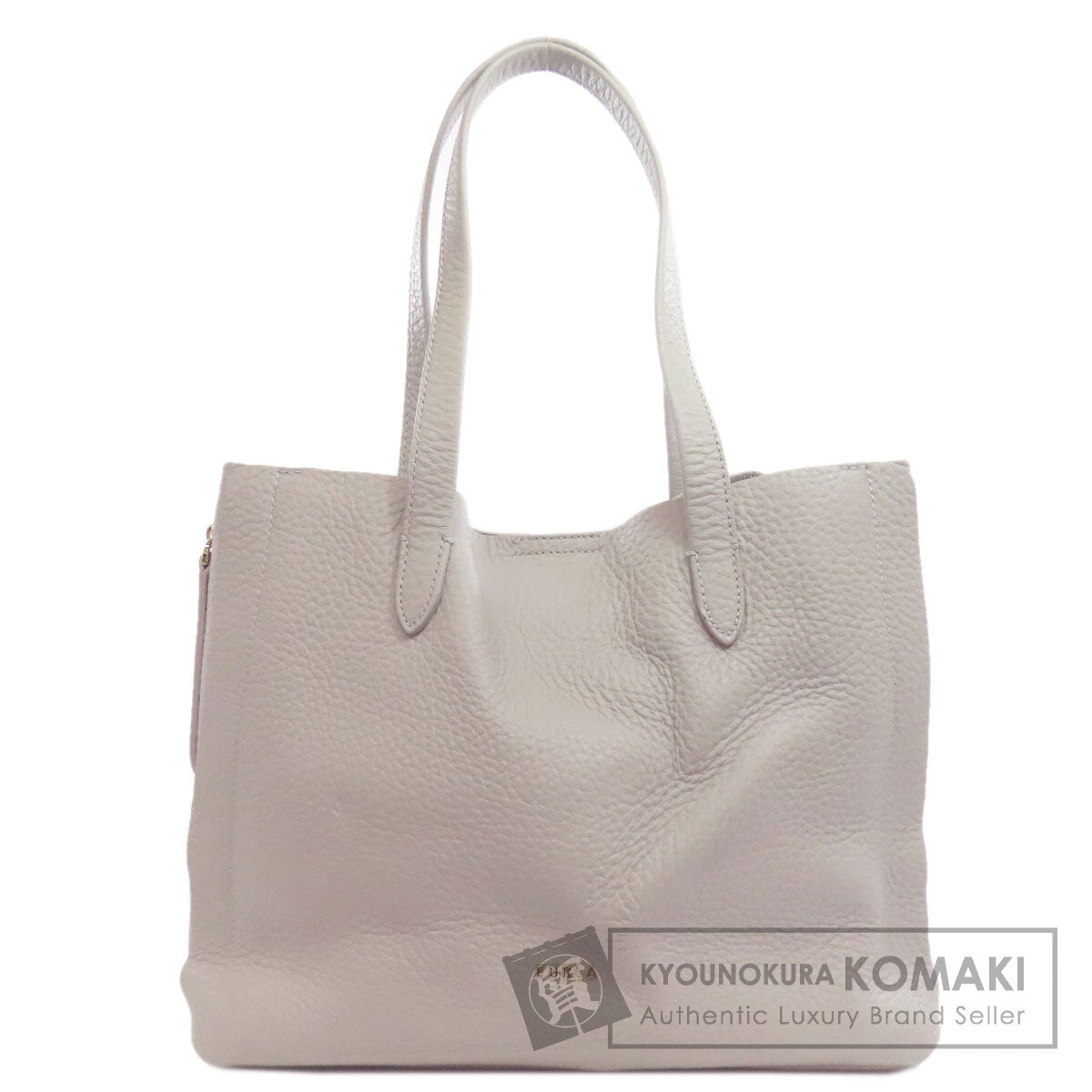 Furla logo Tote Bag Leather Ladies [Used]