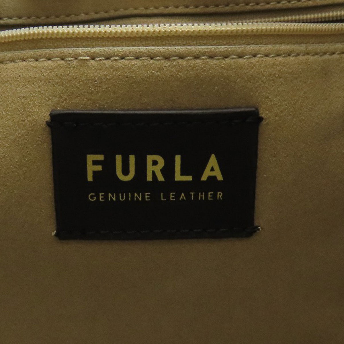 Furla logo Tote Bag Leather Ladies [Used]