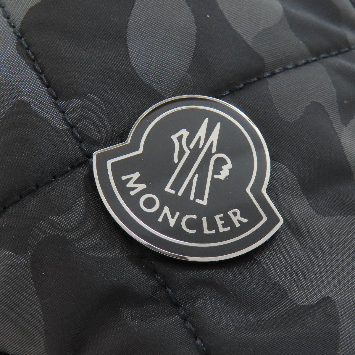 MONCLER Camouflage pattern tablet case Accessory pouch Nylon Ladies [Used]