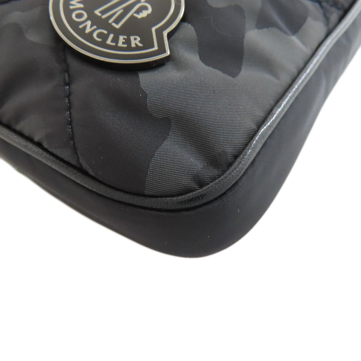 MONCLER Camouflage pattern tablet case Accessory pouch Nylon Ladies [Used]