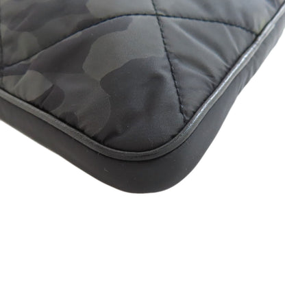 MONCLER Camouflage pattern tablet case Accessory pouch Nylon Ladies [Used]