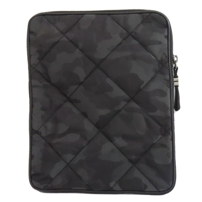 MONCLER Camouflage pattern tablet case Accessory pouch Nylon Ladies [Used]