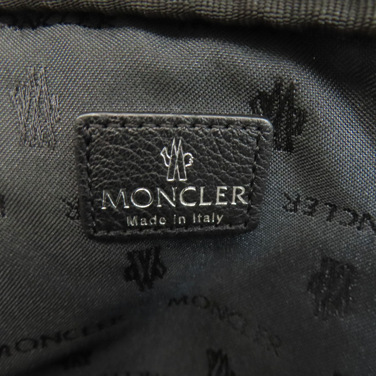 MONCLER Camouflage pattern tablet case Accessory pouch Nylon Ladies [Used]