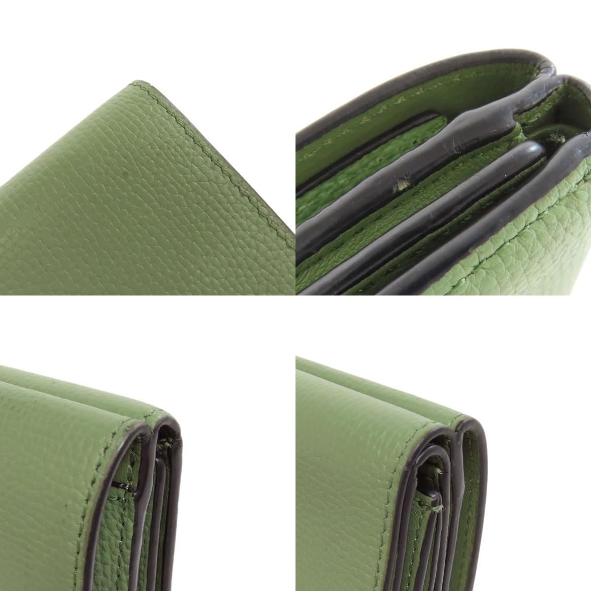 LOEWE Compact wallet Bifold Wallet with Coin Pocket Leather Ladies [Used]