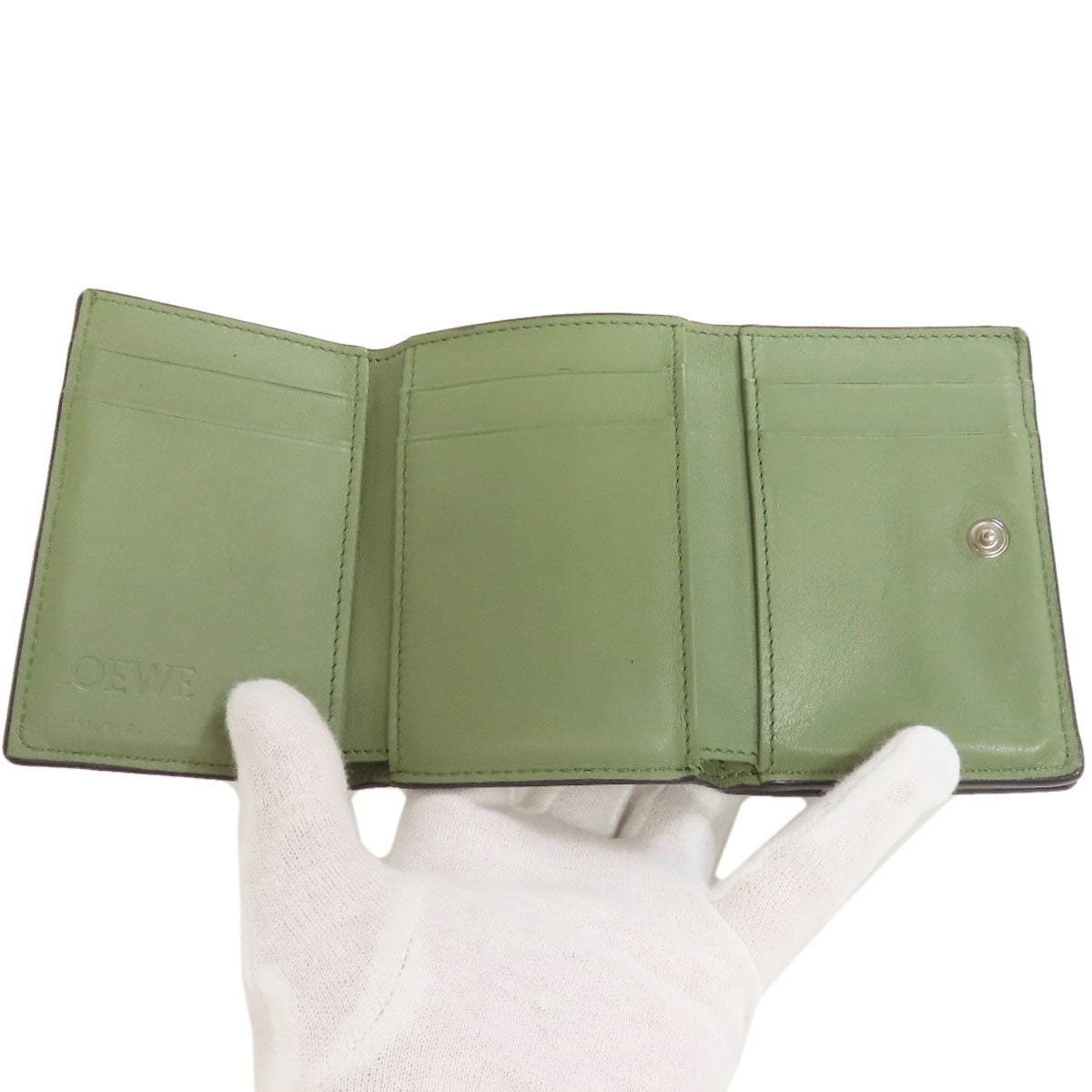 LOEWE Compact wallet Bifold Wallet with Coin Pocket Leather Ladies [Used]