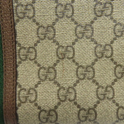 GUCCI 598234 Off-White Medium Pouch in GG Supreme Clutch bag PVC Ladies [Used]