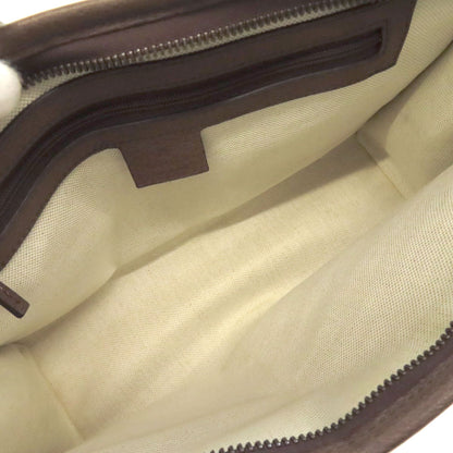 GUCCI 598234 Off-White Medium Pouch in GG Supreme Clutch bag PVC Ladies [Used]