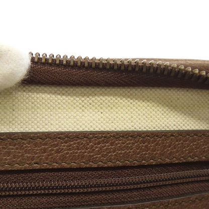 GUCCI 598234 Off-White Medium Pouch in GG Supreme Clutch bag PVC Ladies [Used]