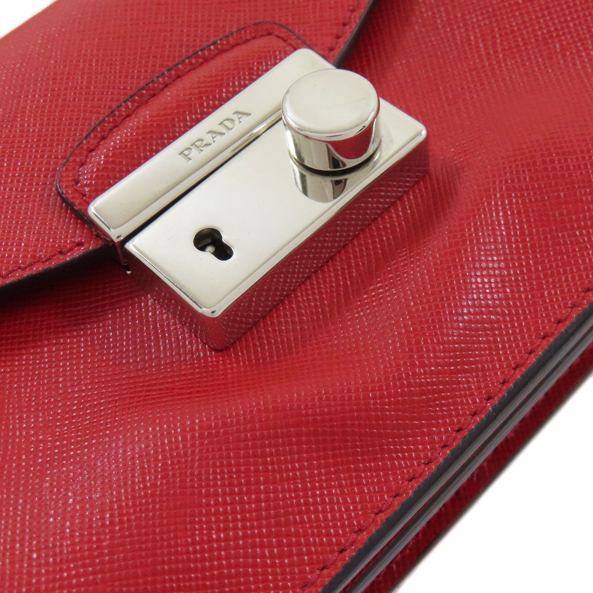 PRADA BN2662 Chain 3WAY Shoulder Bag Safiano Ladies [Used]