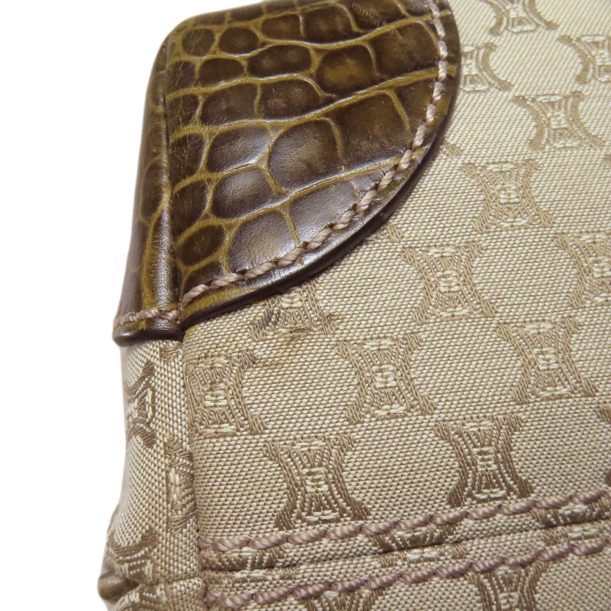 CELINE Macadam pattern Tote Bag Canvas Ladies [Used]