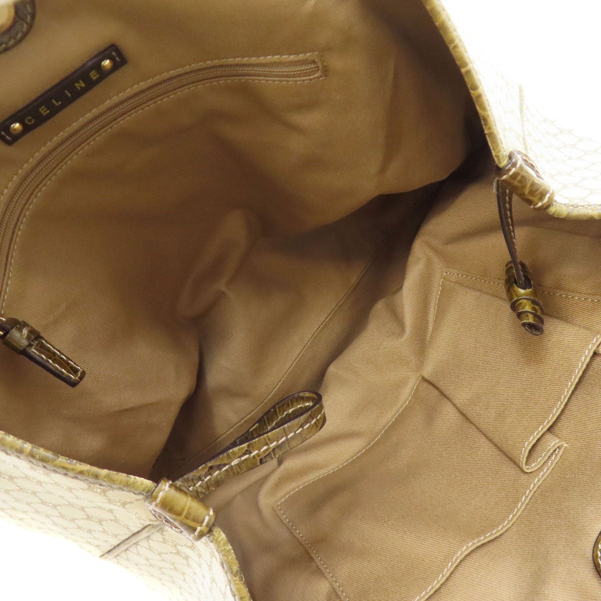 CELINE Macadam pattern Tote Bag Canvas Ladies [Used]