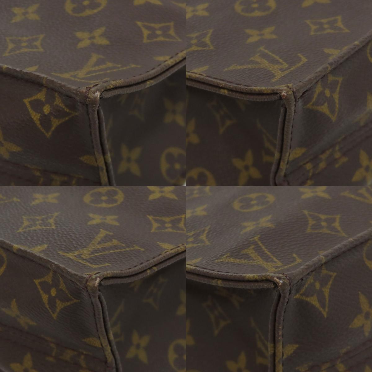 LOUIS VUITTON M51140 Sac Plat Tote Bag Monogram canvas Ladies [Used]