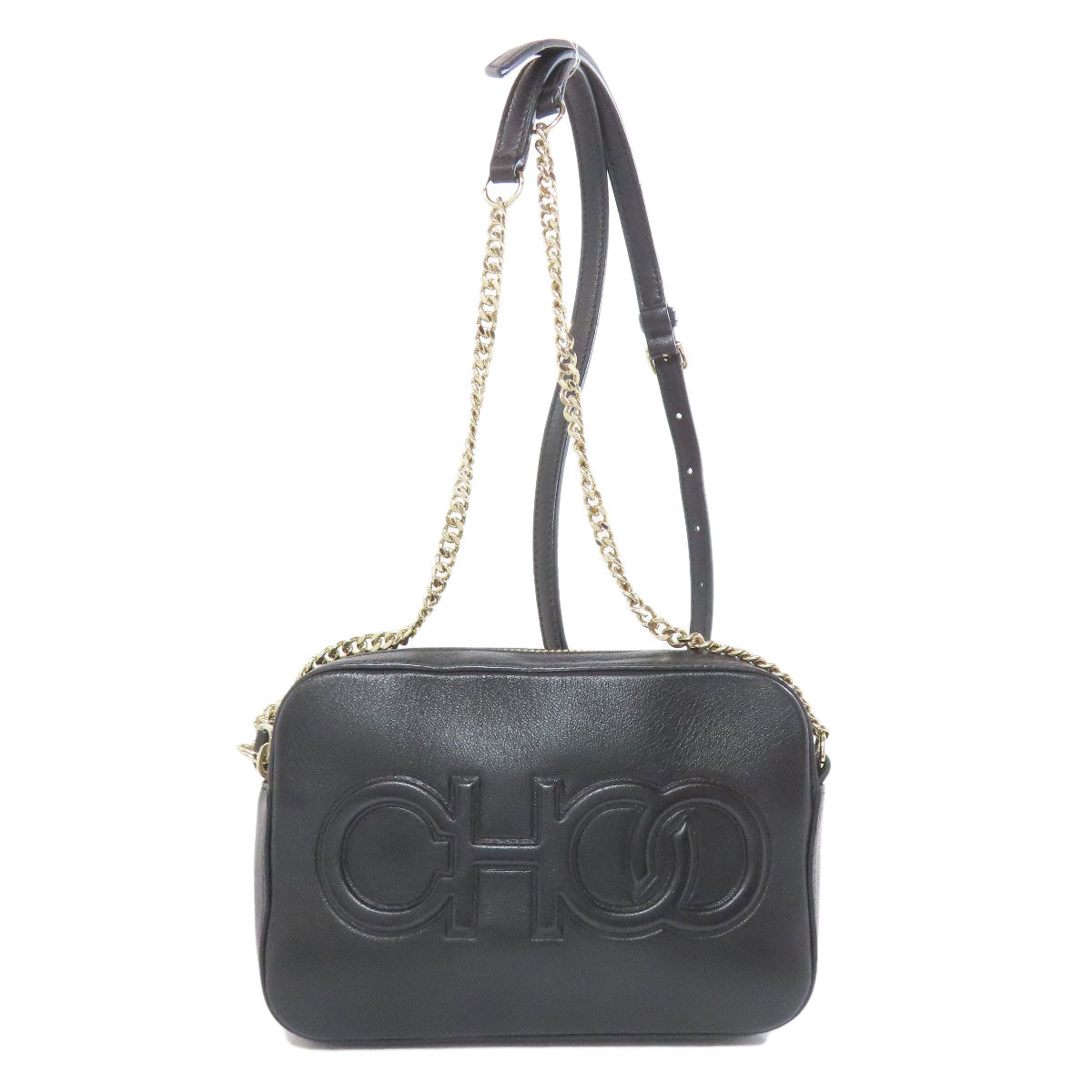 Jimmy Choo ChainShoulder Shoulder Bag Leather Ladies [Used]