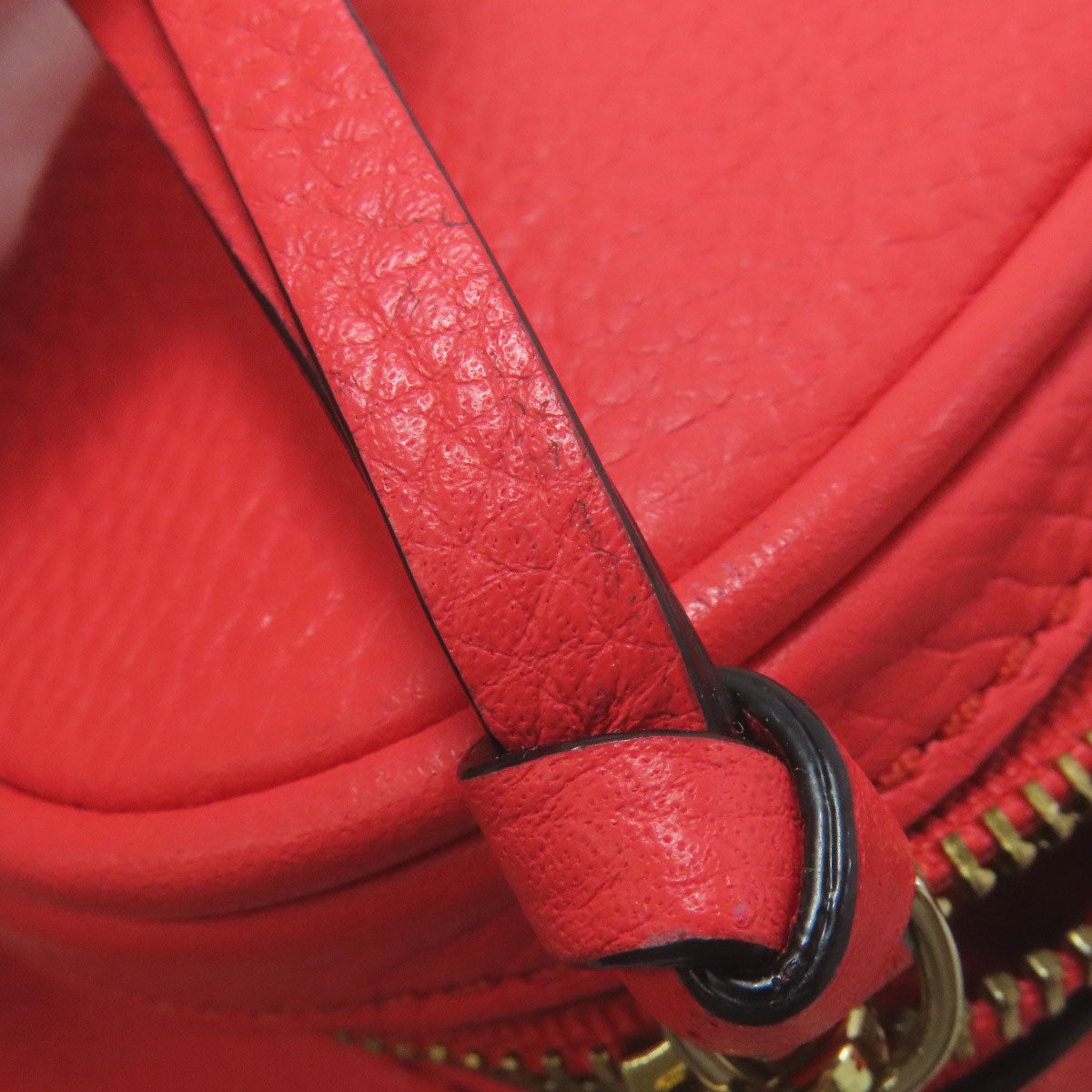 kate spade logo Shoulder Bag Leather Ladies [Used]