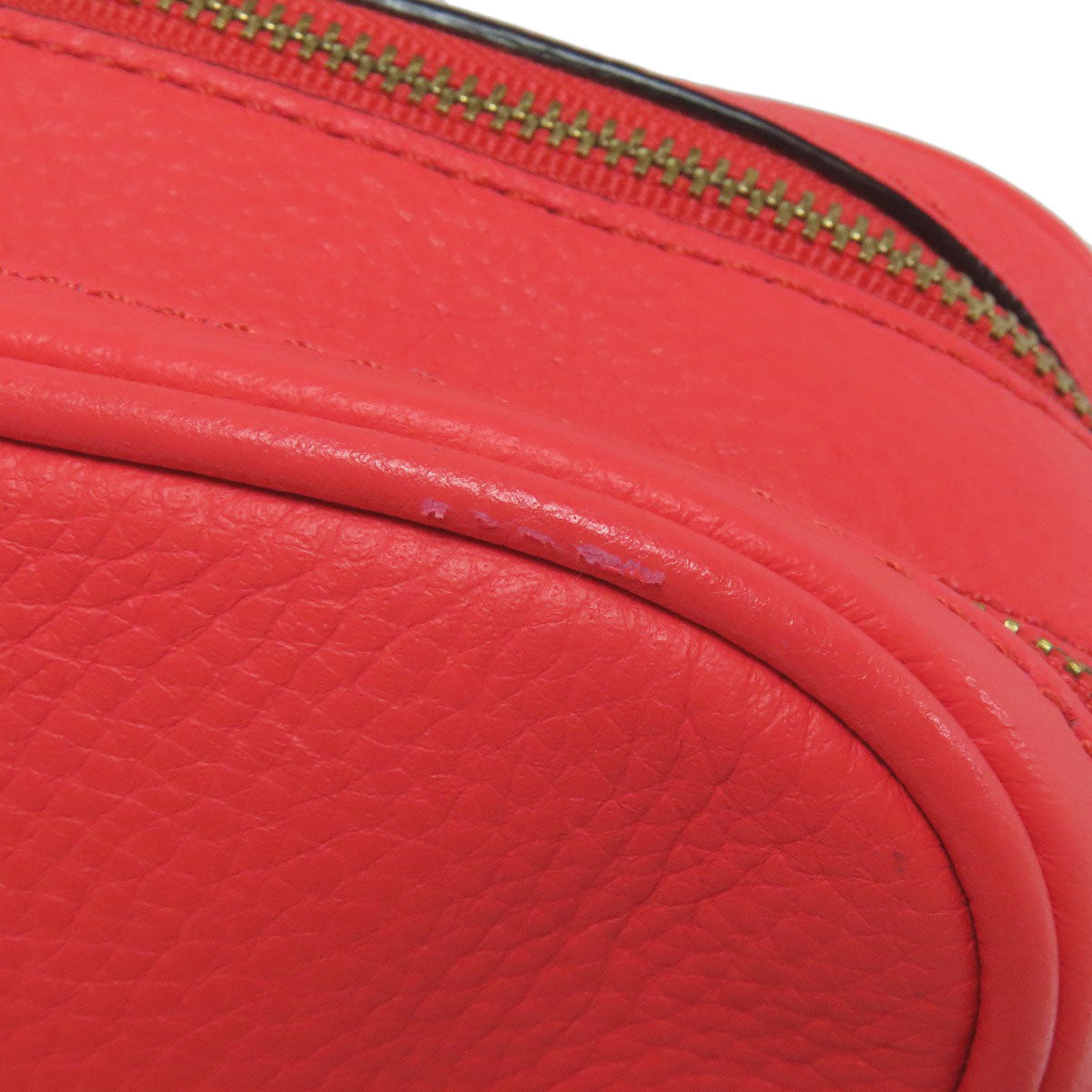 kate spade logo Shoulder Bag Leather Ladies [Used]