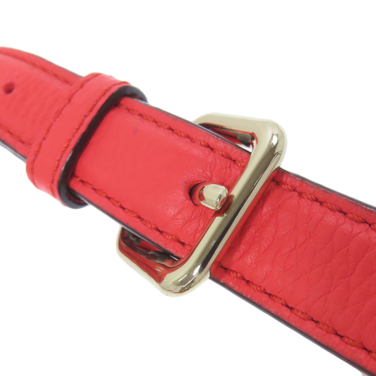 kate spade logo Shoulder Bag Leather Ladies [Used]