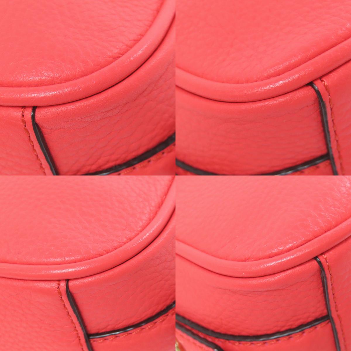 kate spade logo Shoulder Bag Leather Ladies [Used]