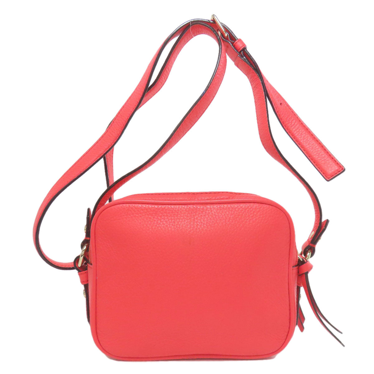 kate spade logo Shoulder Bag Leather Ladies [Used]