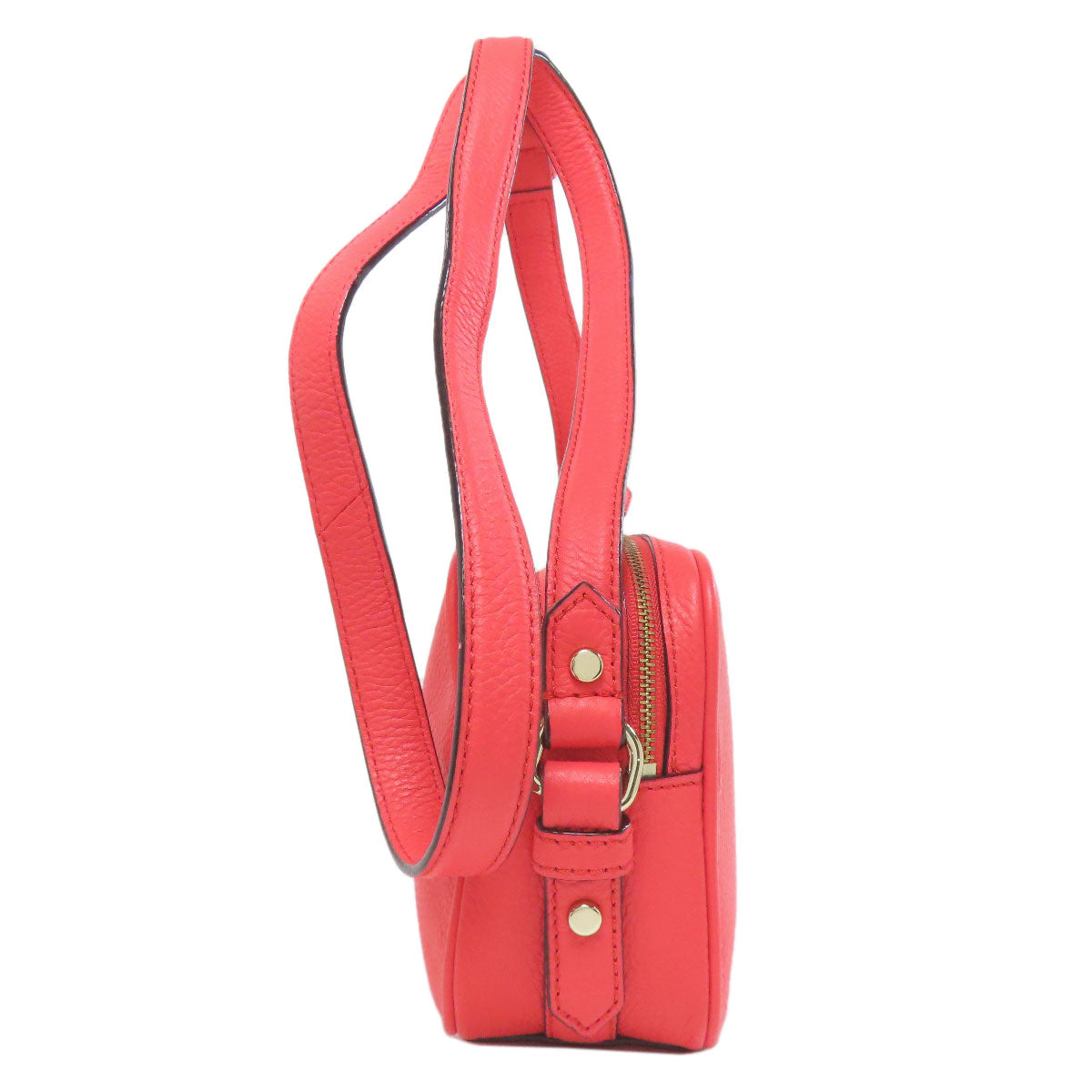 kate spade logo Shoulder Bag Leather Ladies [Used]