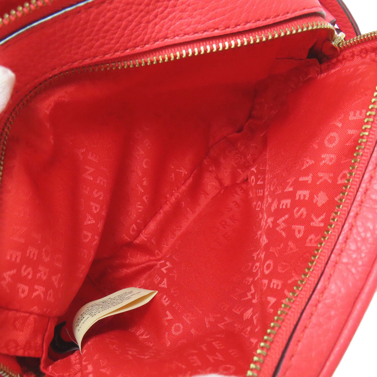 kate spade logo Shoulder Bag Leather Ladies [Used]