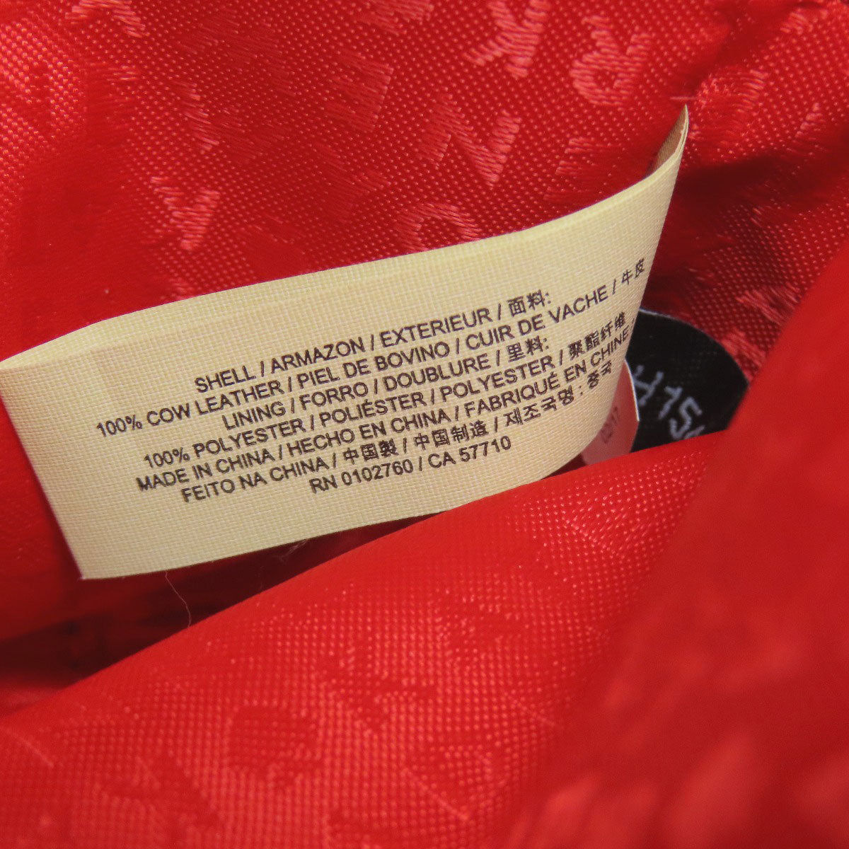 kate spade logo Shoulder Bag Leather Ladies [Used]