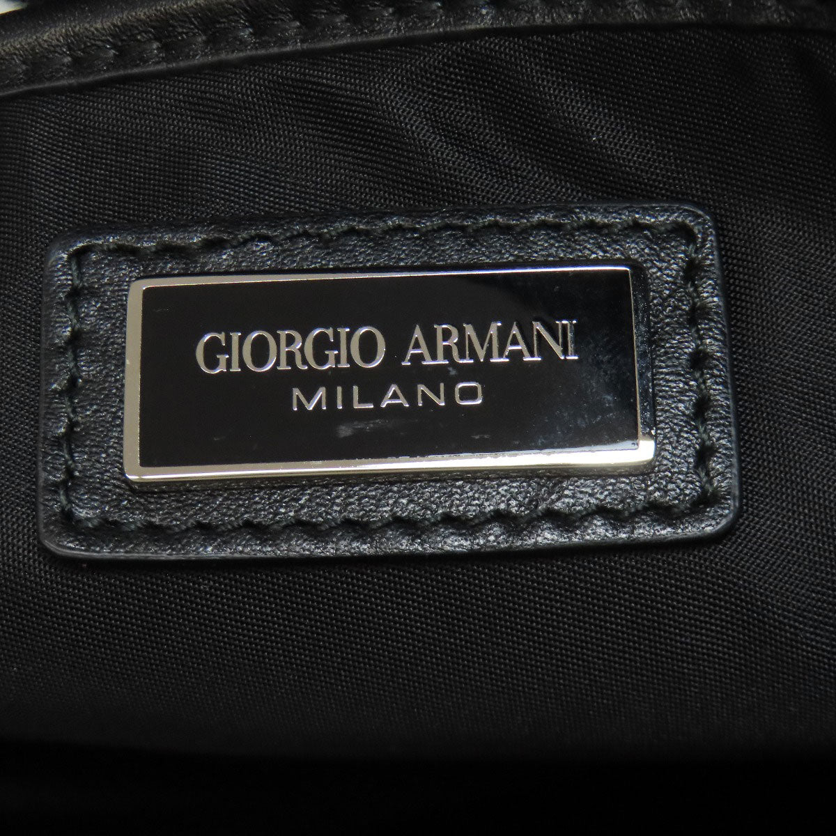 Giorgio Armani logo Tote Bag Nylon Ladies [Used]