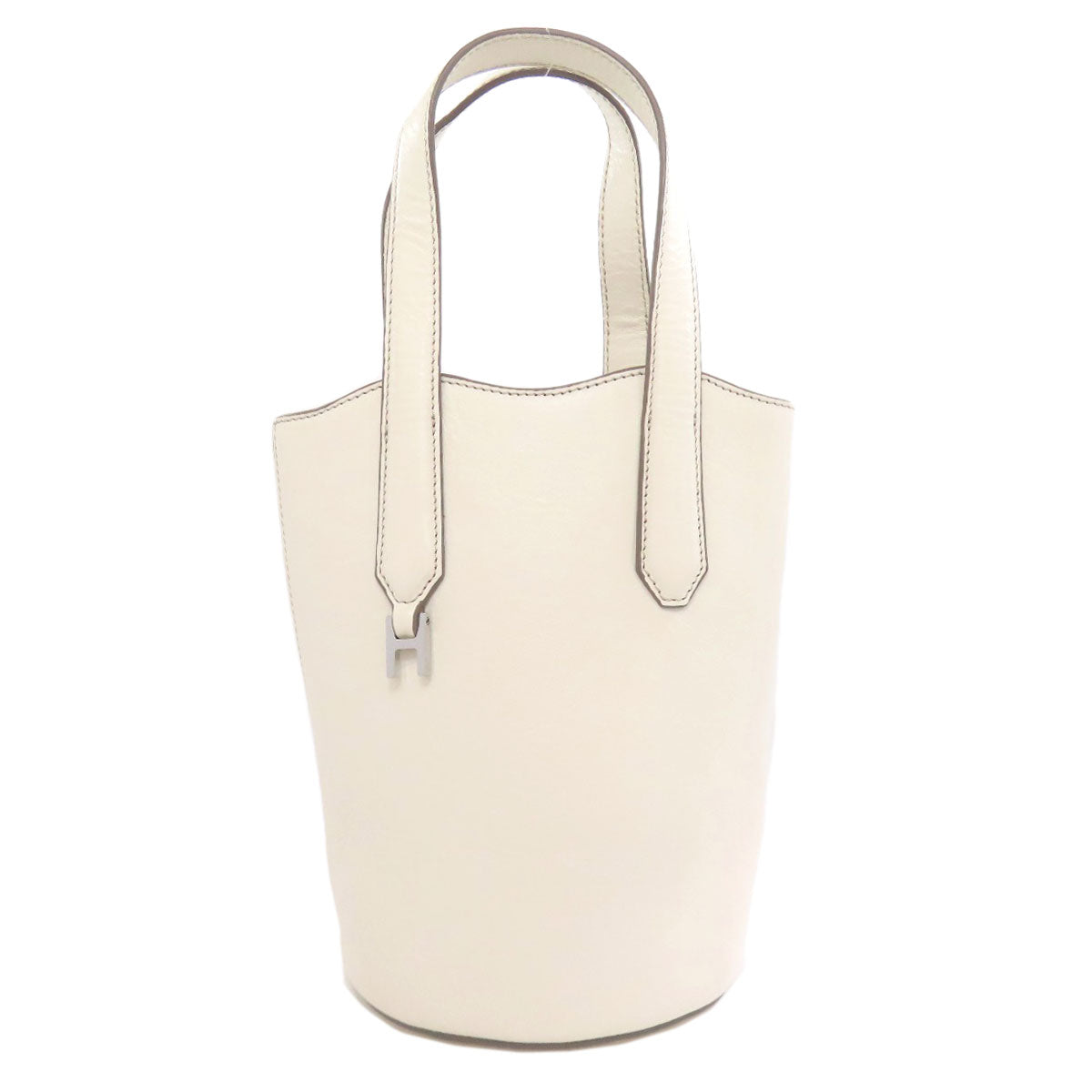 HIROFU Simple design Handbag Leather Ladies [Used]