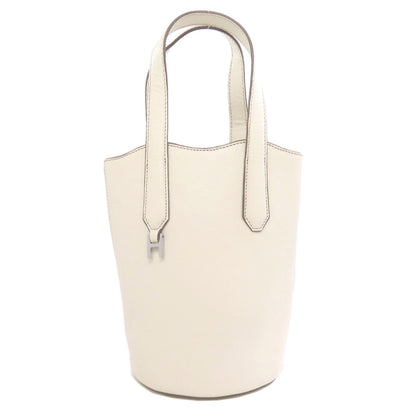 HIROFU Simple design Handbag Leather Ladies [Used]