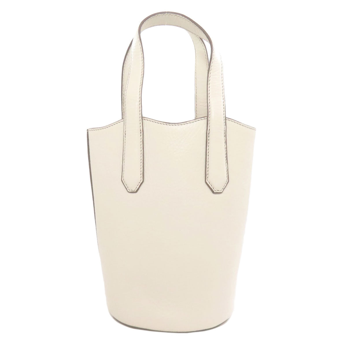 HIROFU Simple design Handbag Leather Ladies [Used]
