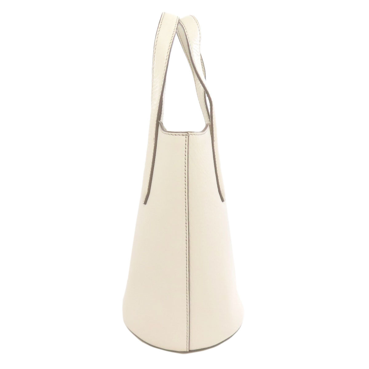 HIROFU Simple design Handbag Leather Ladies [Used]