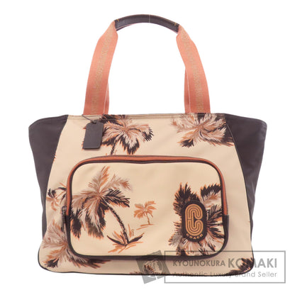 COACH 91111 Palm pattern Tote Bag Nylon Ladies [Used]