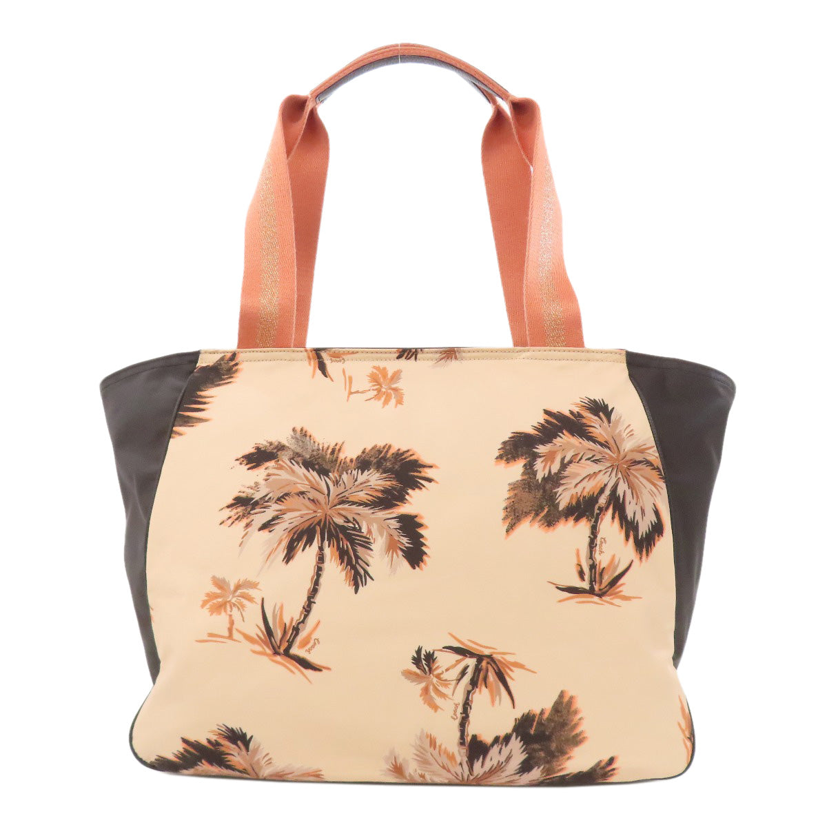 COACH 91111 Palm pattern Tote Bag Nylon Ladies [Used]