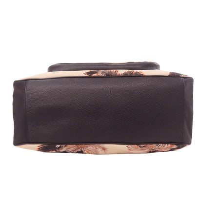 COACH 91111 Palm pattern Tote Bag Nylon Ladies [Used]